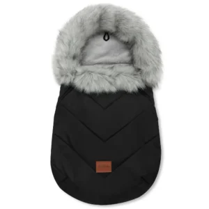 Sac de dormit pentru bebeluși de iarnă 0-24m pentru cărucior, landou sau sanie iarna WINTER x-negru