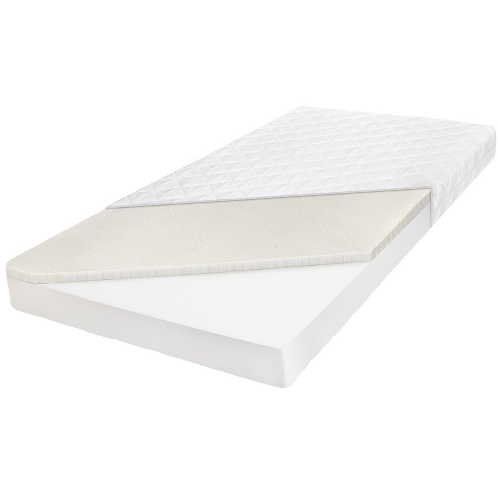 Saltea Super Latex din spumă, grosime 12cm, 90x200cm, cu husă detașabilă