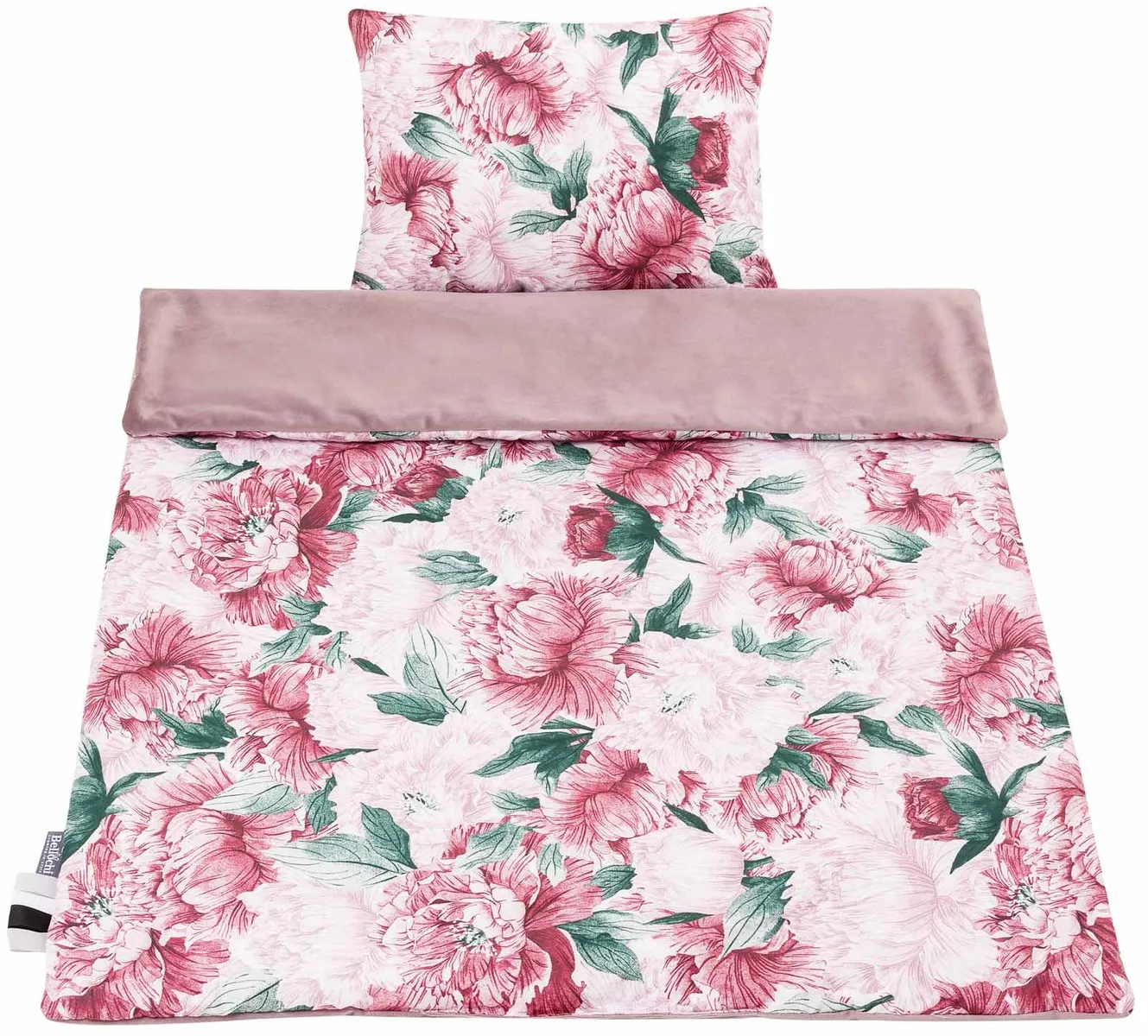 Set de pat pentru bebeluși 75×100 Pink Peony