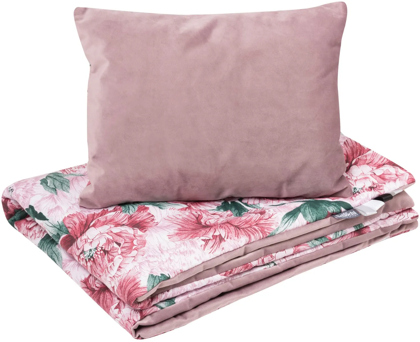 Set de pat pentru bebeluși 75×100 Pink Peony