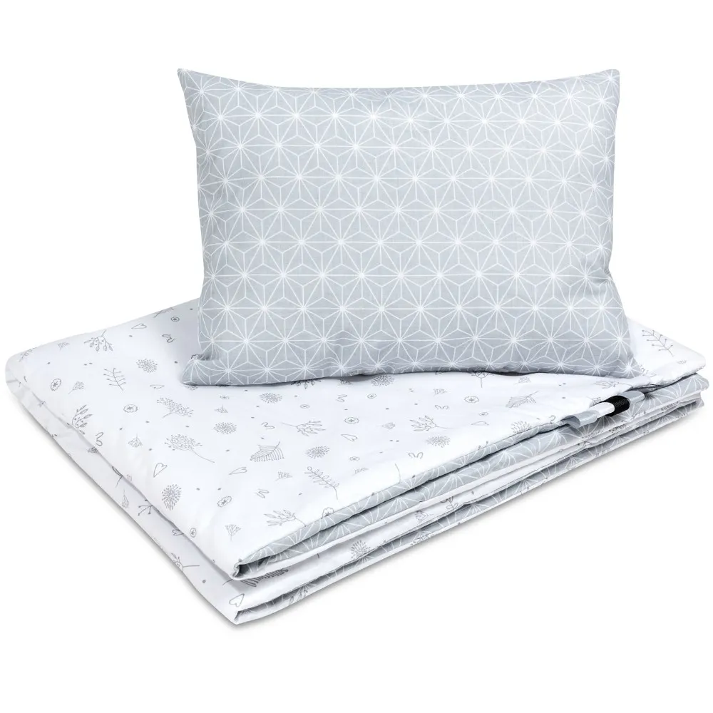 Set de lenjerie pentru patut bebeluși 100×75 cm star copse