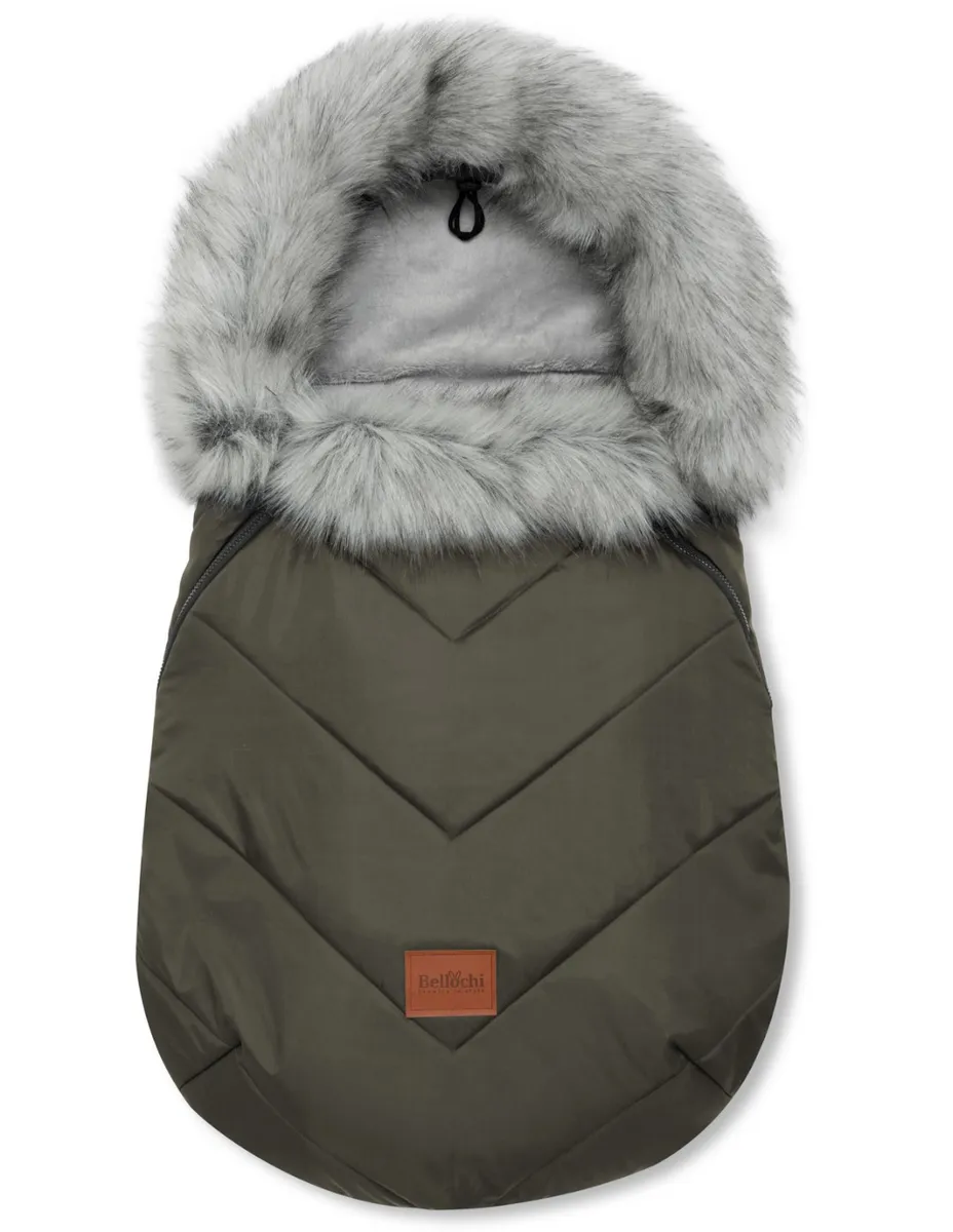 Sac de dormit pentru bebeluși de iarnă, potrivit pentru carucior, gondolă sau sanie WINTER x-khaki