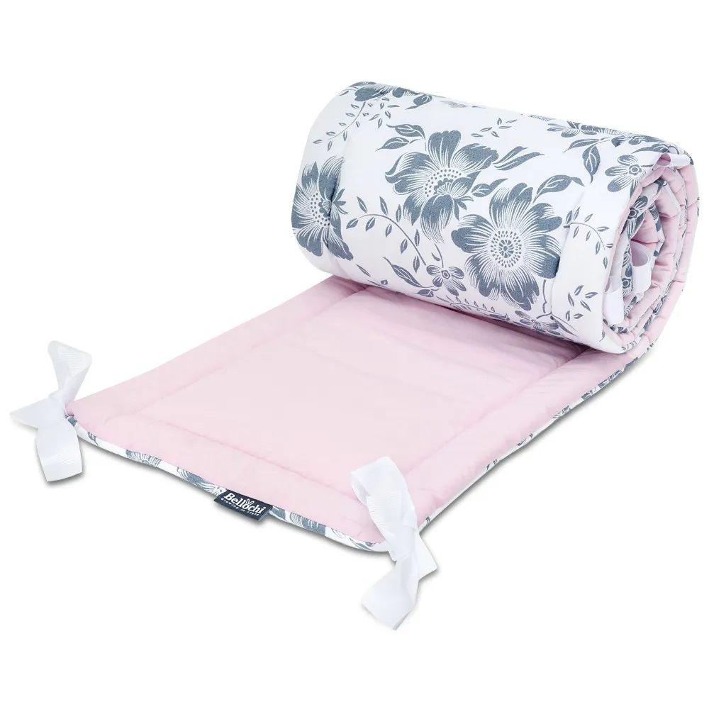 Protecție pentru pătuț 180×30 cm roz berry – pink berry