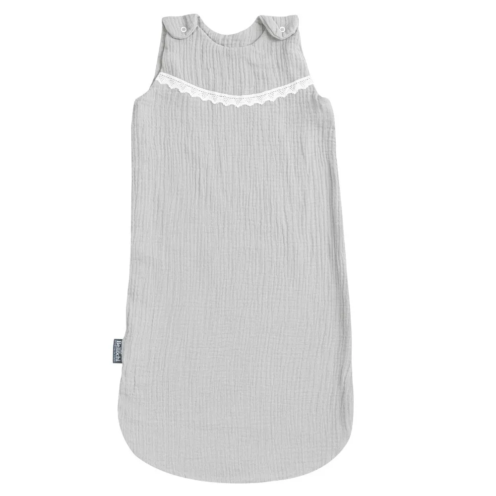 Sac de dormit pentru bebeluși TOG 1.0 (vară) Muslin Cuddly gri