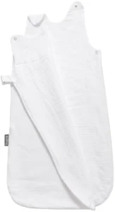 Sac de dormit pentru bebeluși TOG 1.0 (vară) Cuddly Muslin White