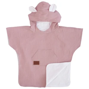 Poncho din Muselină pentru Copii Pink