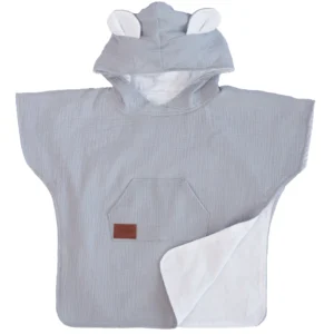 Poncho din Muselină pentru Copii Grey