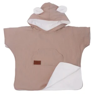 Poncho din Muselină pentru Copii Beige