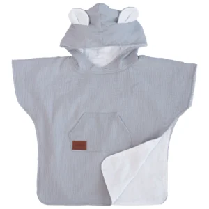 Poncho din Muselină pentru Copii Grey