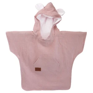 Poncho din Muselină pentru Copii Pink